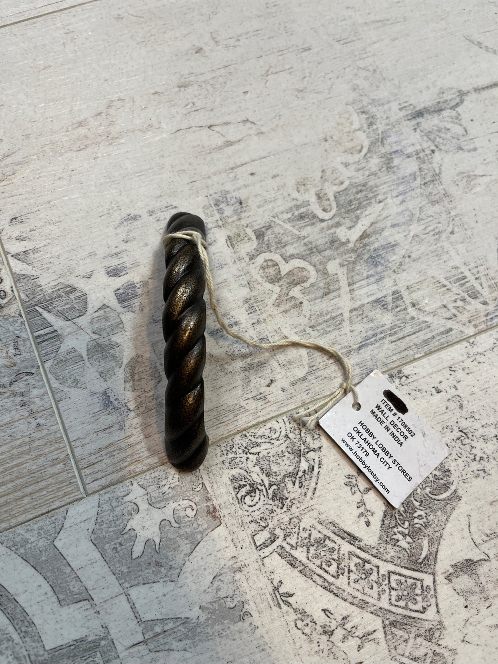 Hobby Lobby Metal Twist Handle